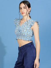 KOTTY Casual Printed Women Multicolor Top 