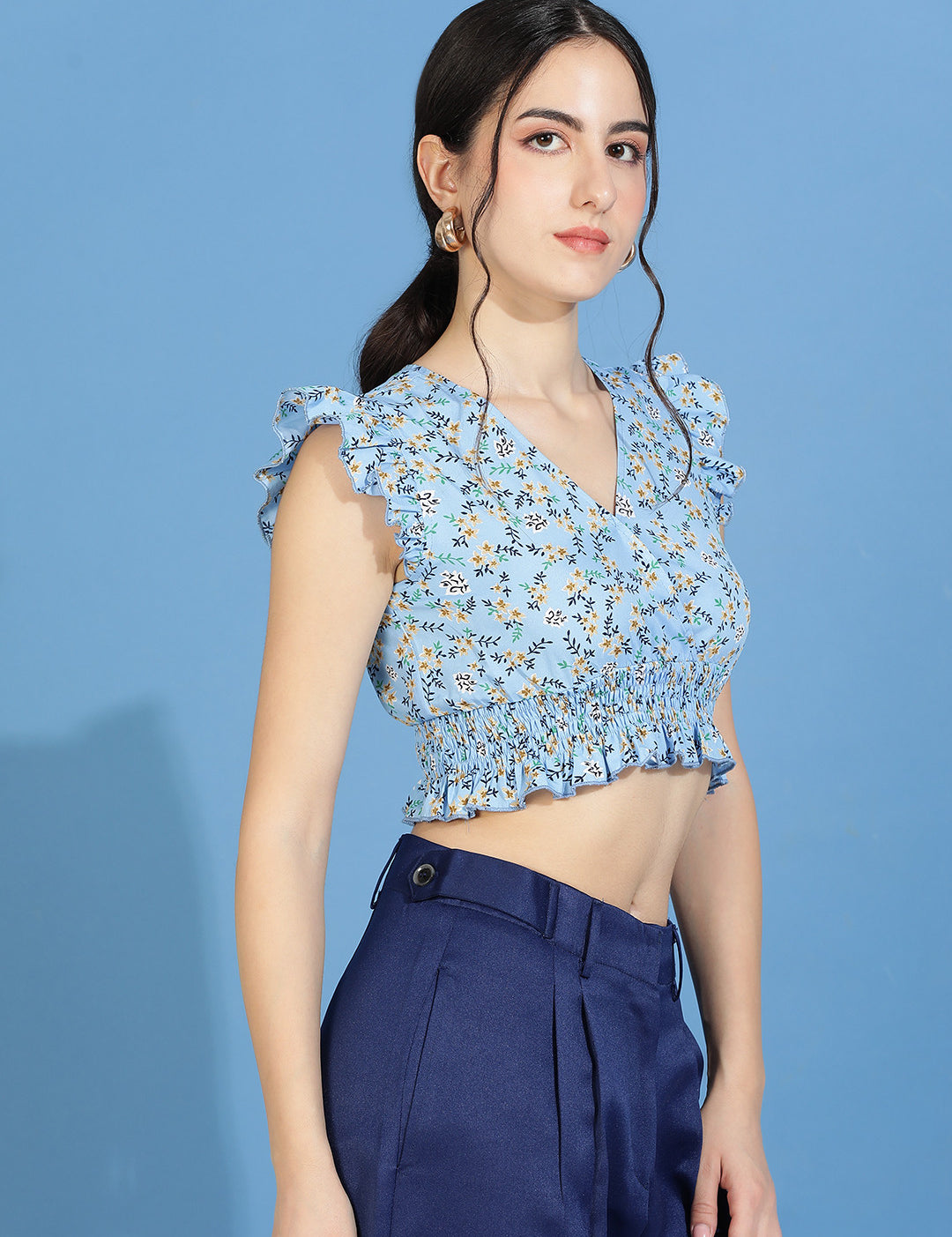 KOTTY Casual Printed Women Multicolor Top 