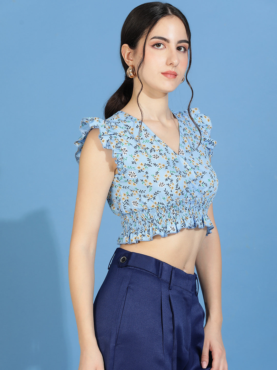 KOTTY Casual Printed Women Multicolor Top 