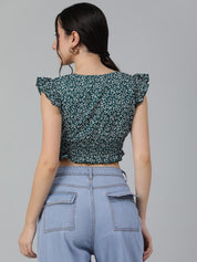 KOTTY Casual Printed Women Multicolor Top 