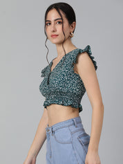 KOTTY Casual Printed Women Multicolor Top 
