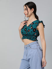 KOTTY Casual Printed Women Multicolor Top 