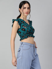 KOTTY Casual Printed Women Multicolor Top 