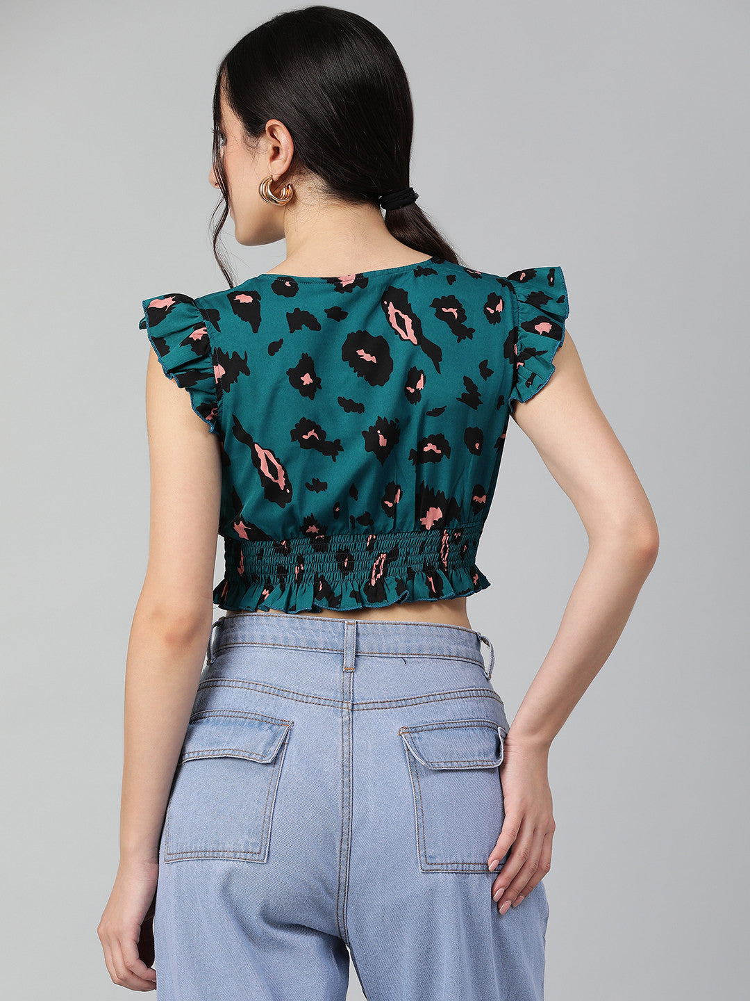 KOTTY Casual Printed Women Multicolor Top 