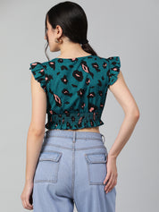 KOTTY Casual Printed Women Multicolor Top 