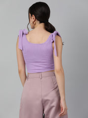 KOTTY Casual Solid Women Pink Top 