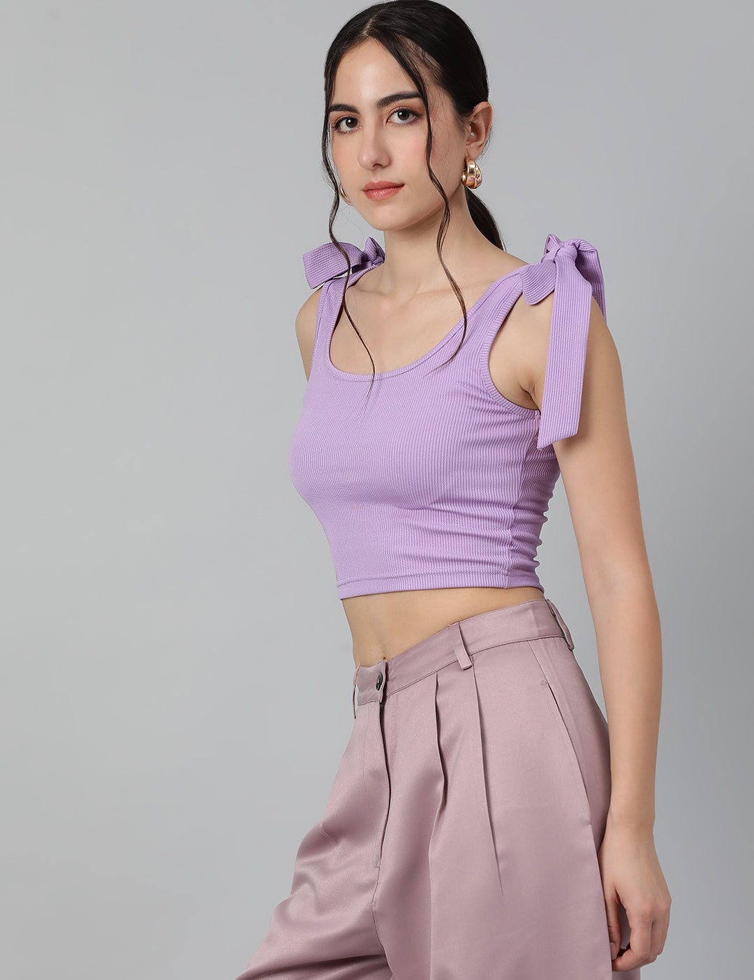 KOTTY Casual Solid Women Pink Top 