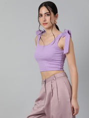 KOTTY Casual Solid Women Pink Top 