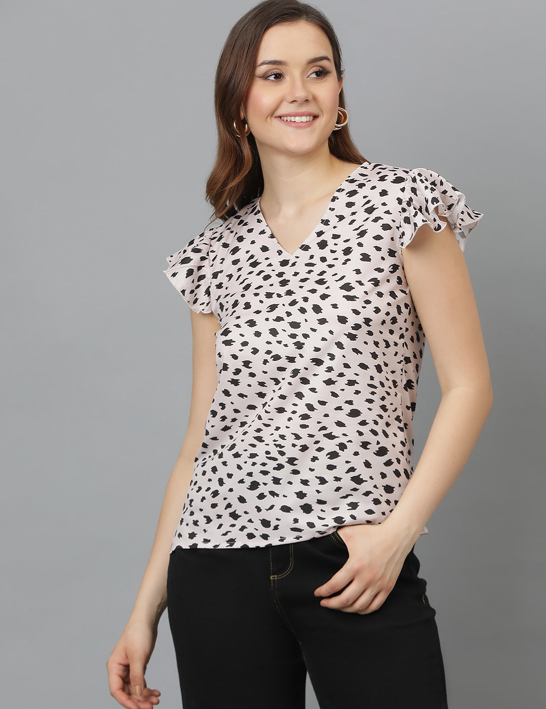 KOTTY Casual Printed Women Multicolor Top 