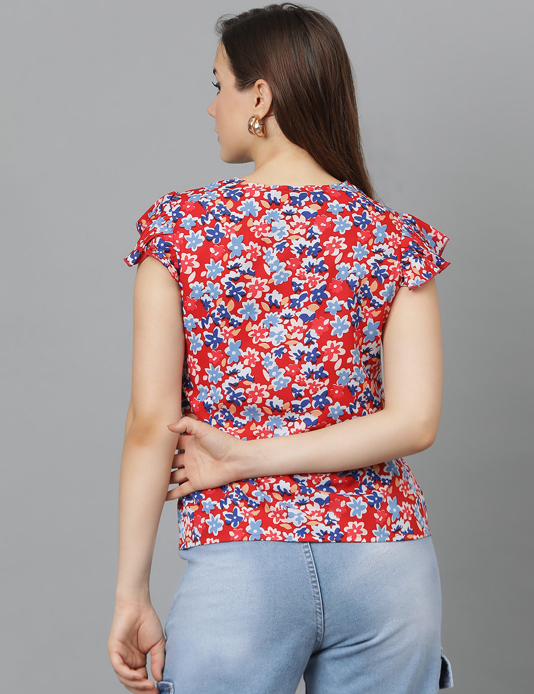 KOTTY Casual Printed Women Multicolor Top 