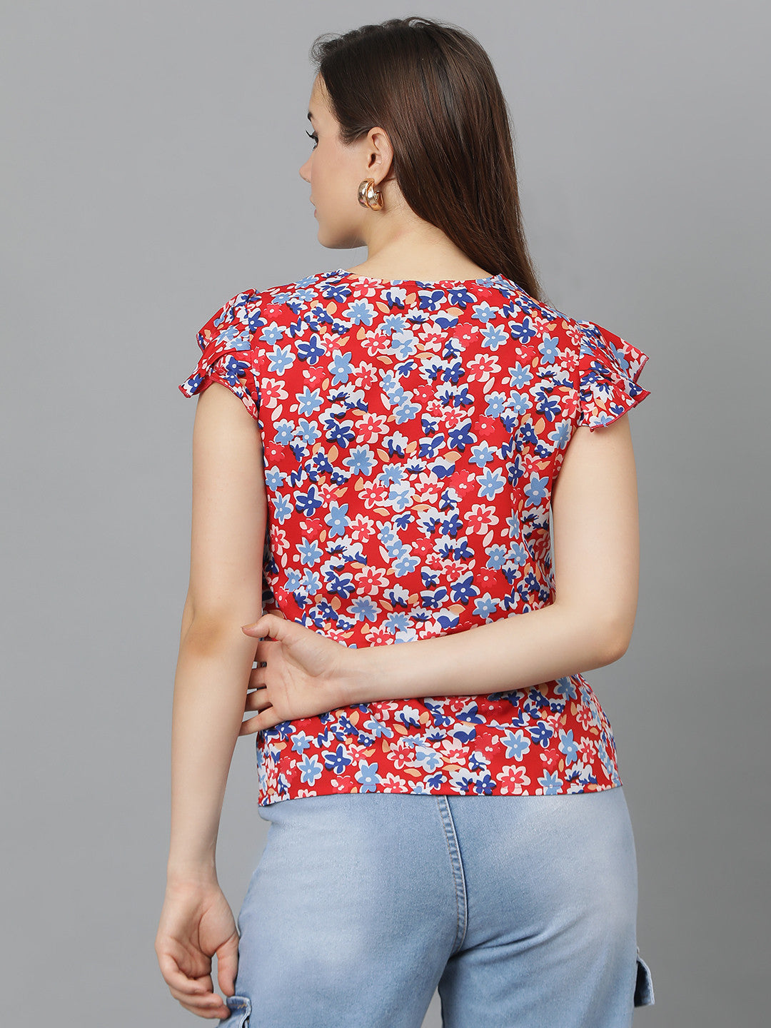 KOTTY Casual Printed Women Multicolor Top 