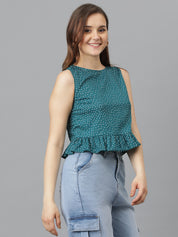 KOTTY Casual Printed Women Multicolor Top 