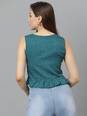 KOTTY Casual Printed Women Multicolor Top 