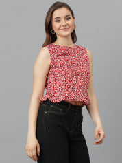 KOTTY Casual Printed Women Multicolor Top 
