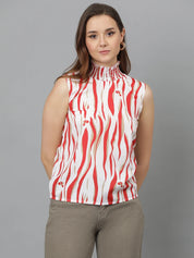 KOTTY Casual Printed Women Multicolor Top 