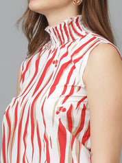 KOTTY Casual Printed Women Multicolor Top 