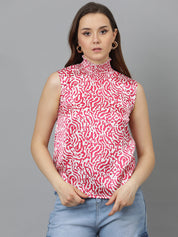 KOTTY Casual Printed Women Multicolor Top 