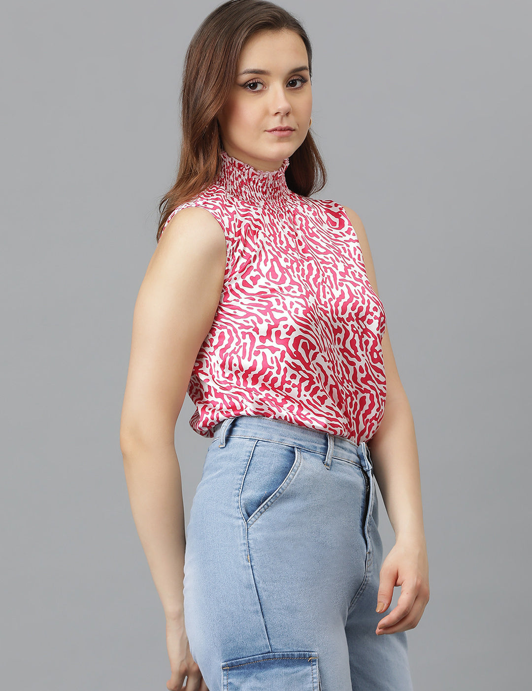 KOTTY Casual Printed Women Multicolor Top 
