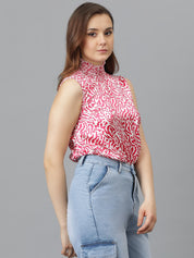 KOTTY Casual Printed Women Multicolor Top 