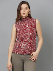 KOTTY Casual Printed Women Multicolor Top 