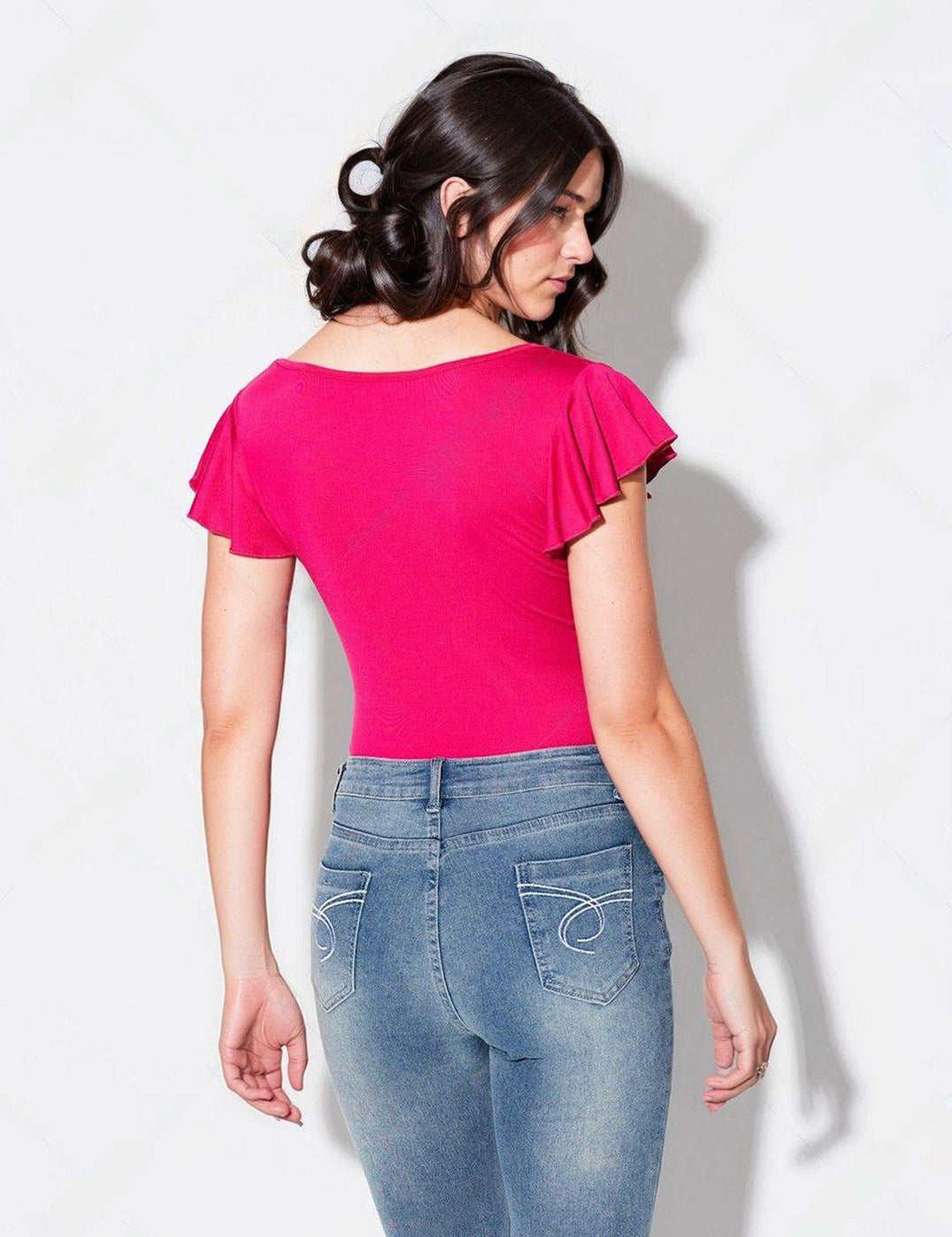 KOTTY Casual Solid Women Pink Top 