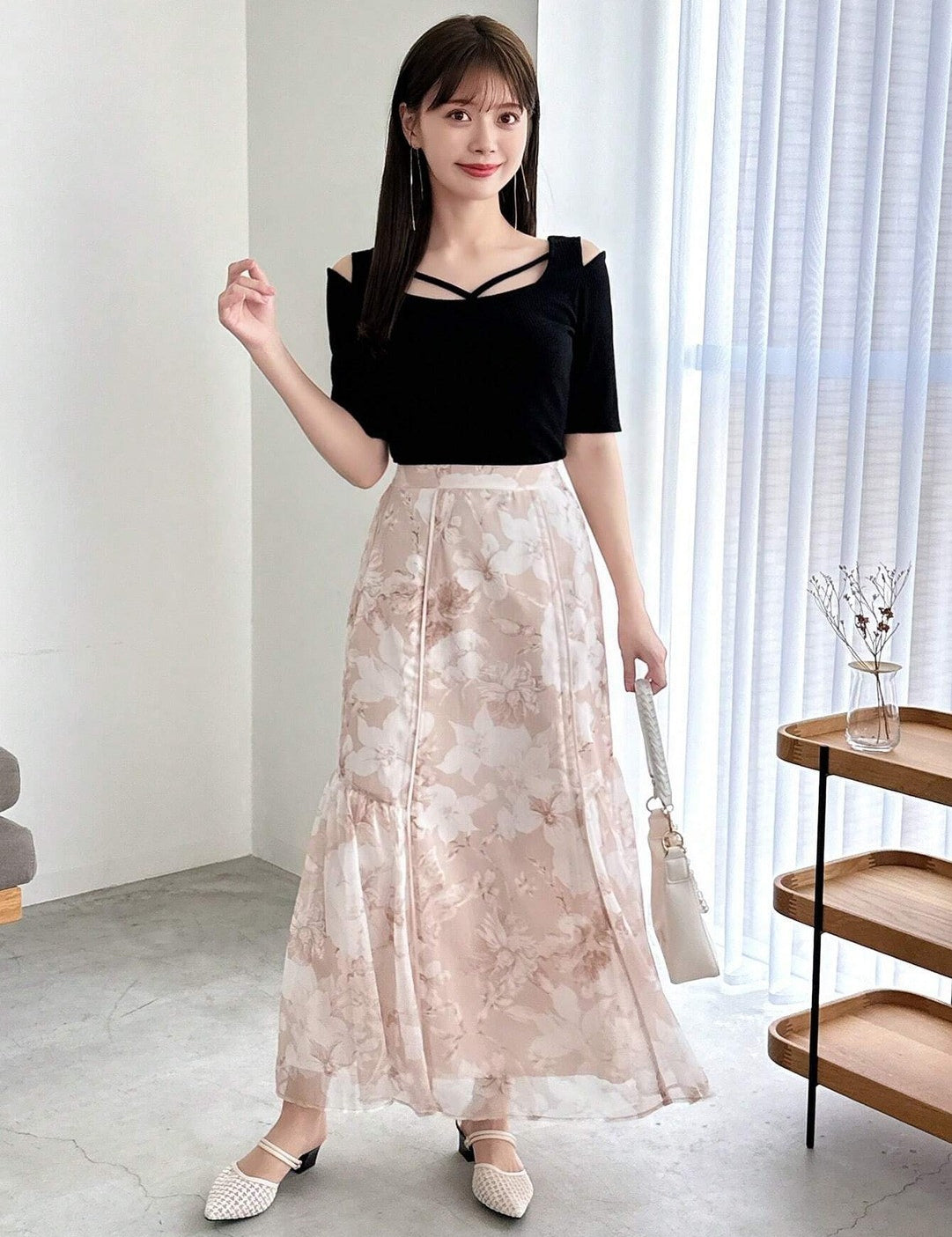 KOTTY Casual Solid Women Black Top 
