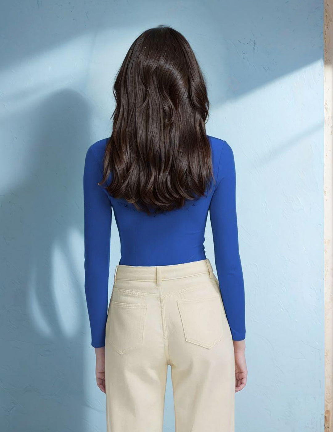 KOTTY Casual Solid Women Blue Top 