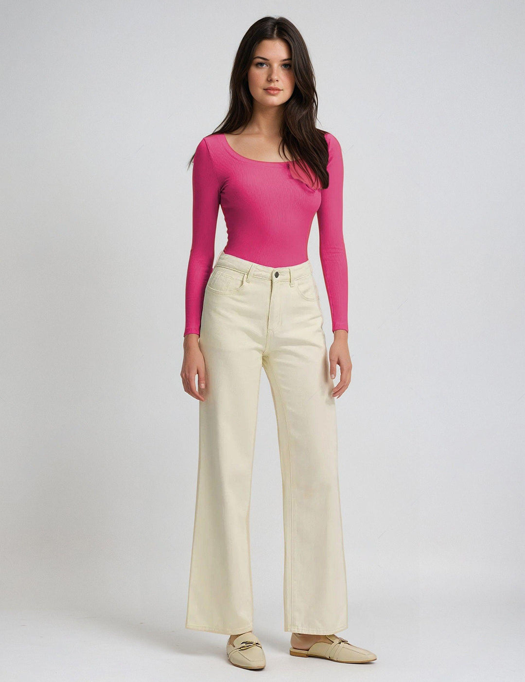 KOTTY Casual Solid Women Pink Top 