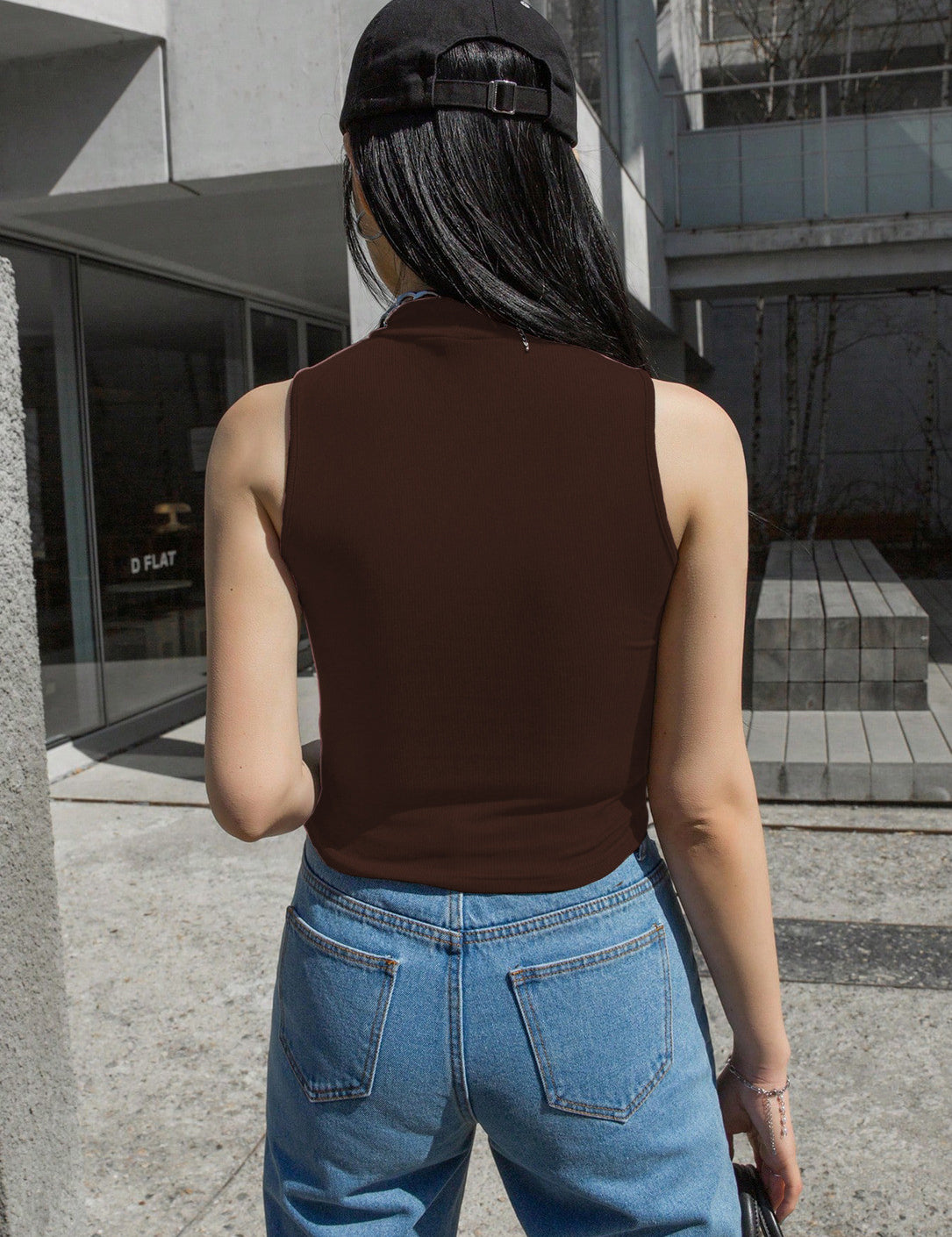 KOTTY Casual Solid Women Brown Top 