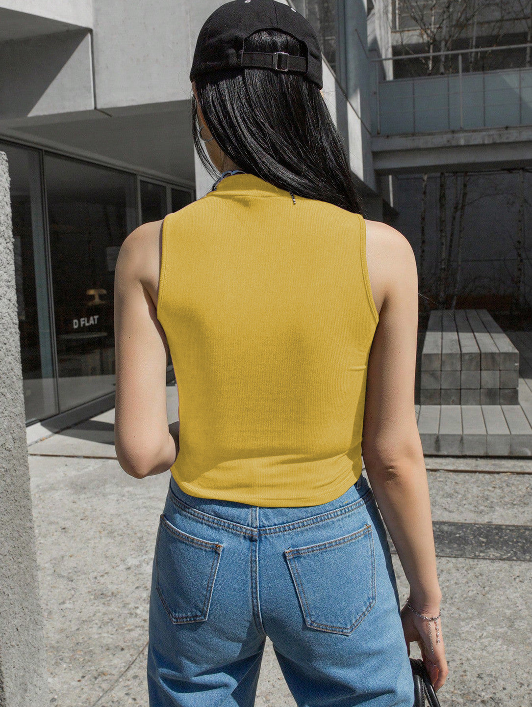 KOTTY Casual Solid Women Yellow Top 