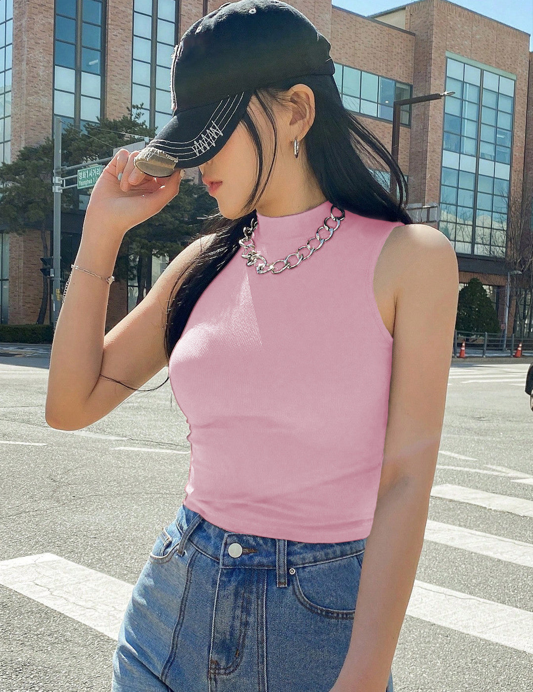KOTTY Casual Solid Women Pink Top 