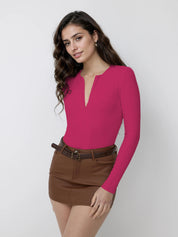 KOTTY Casual Solid Women Pink Top 