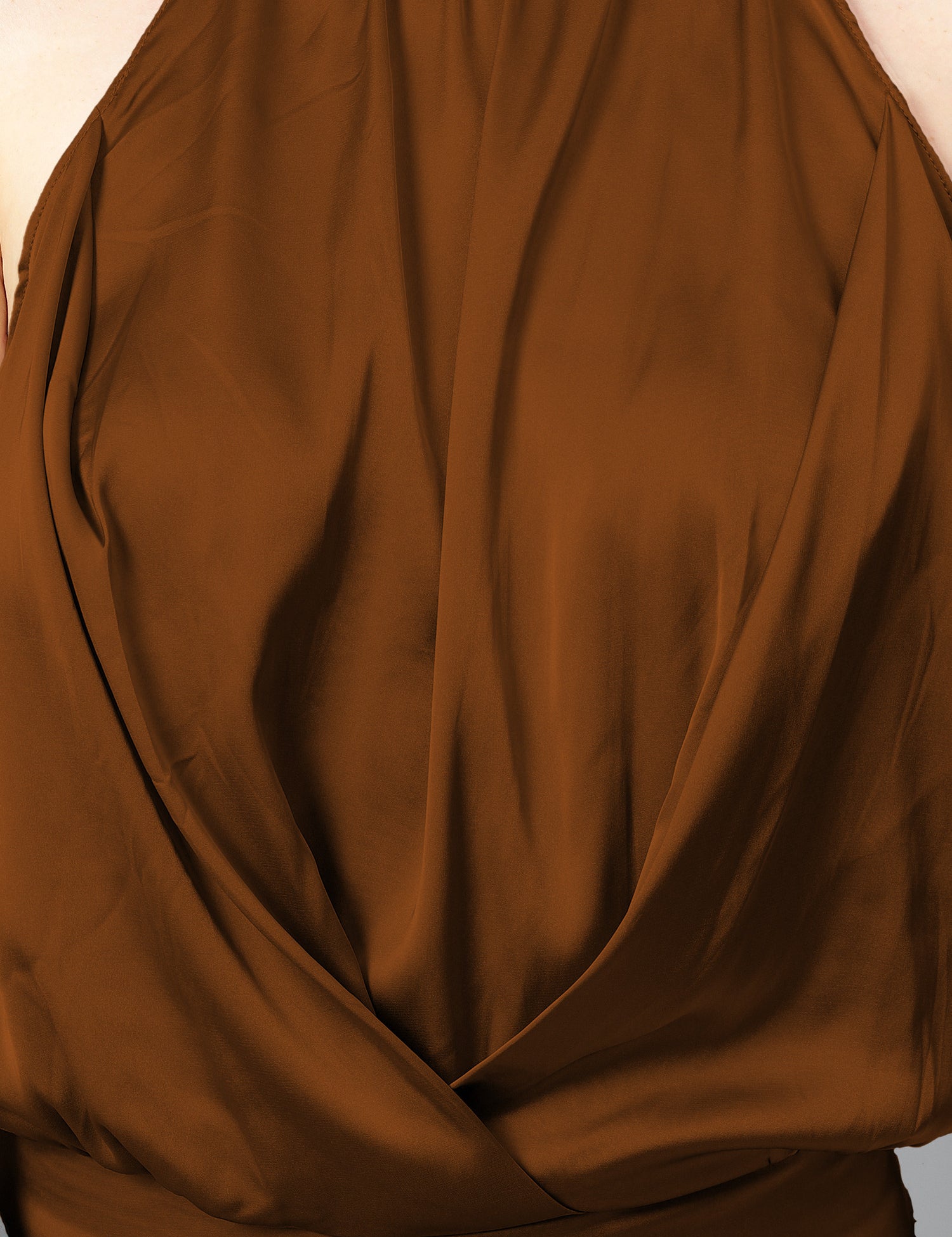 KOTTY Casual Solid Women Brown Top 