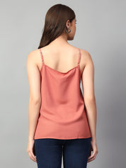 KOTTY Casual Solid Women Pink Top 