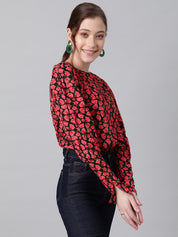 KOTTY Casual Printed Women Multicolor Top 