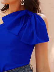 KOTTY Casual Solid Women Blue Top 