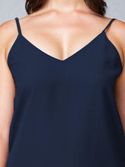 KOTTY Casual Solid Women Blue Top 
