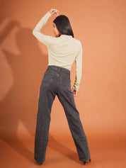 KOTTY Casual Solid Women Beige Top 