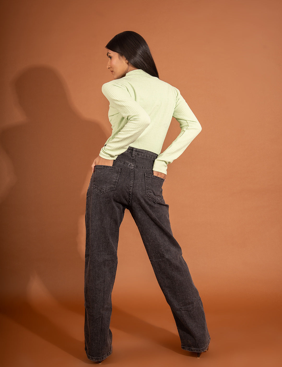 KOTTY Casual Solid Women Green Top 