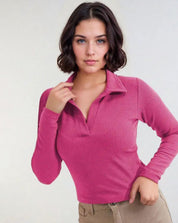 KOTTY Casual Solid Women Pink Top 