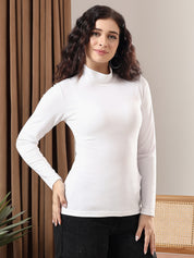 KOTTY Casual Solid Women White Top 