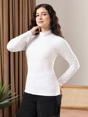 KOTTY Casual Solid Women White Top 