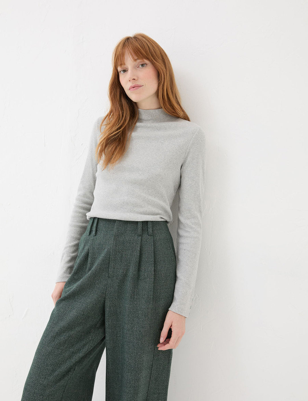 KOTTY Casual Solid Women Grey Top 