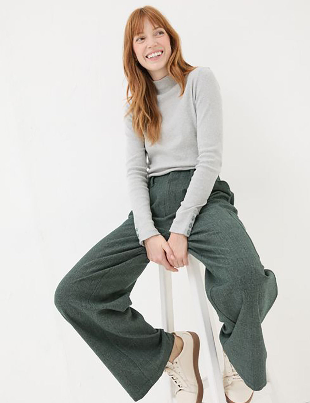KOTTY Casual Solid Women Grey Top 