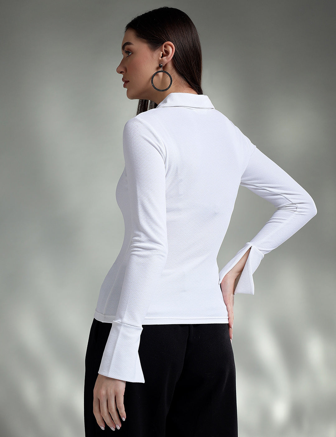 KOTTY Casual Solid Women White Top 