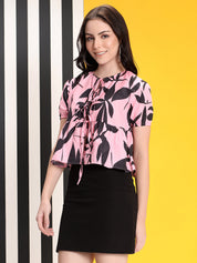 KOTTY Casual Printed Women Multicolor Top 