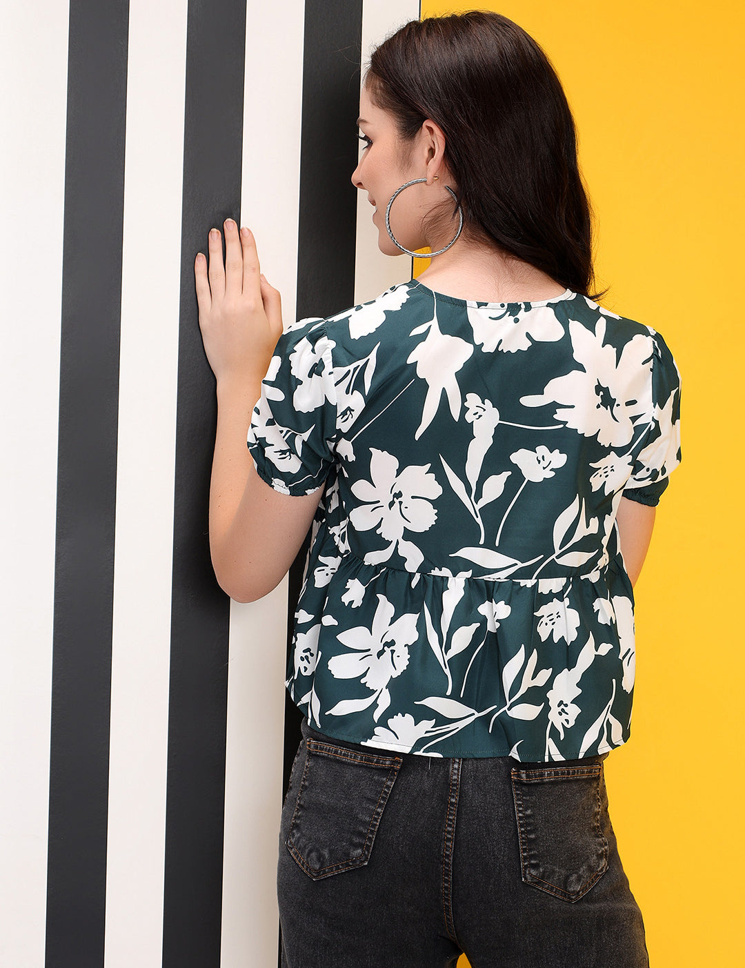 KOTTY Casual Printed Women Multicolor Top 