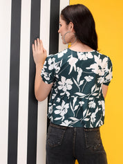 KOTTY Casual Printed Women Multicolor Top 