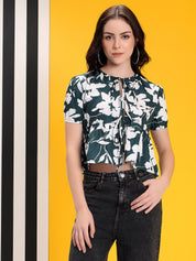KOTTY Casual Printed Women Multicolor Top 