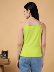 KOTTY Casual Solid Women Green Top 